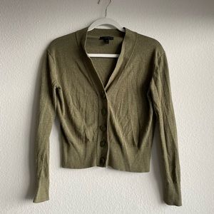 J.Crew green cardigan